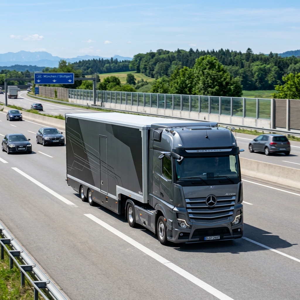 Geschlossener Autotransport move-your-car